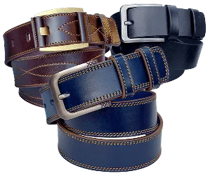 Кожаные ремни для джинсов 45 мм